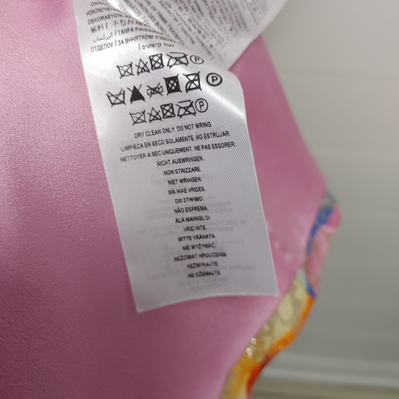 Marciano Vibrant Floral Midi Dress - Pink and Green - Picture 10 of 12